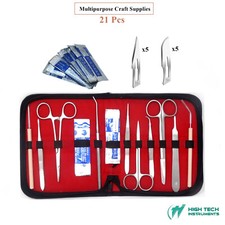 21 Pcs Jewelry Making Kit Repair Tools DIY Craft Working Kit Set Stainless Steel
