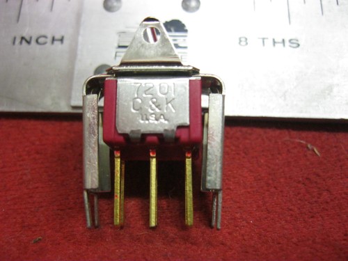 C&K 7201 On Off Toggle Switch 0.4 VA Max - Picture 6 of 7