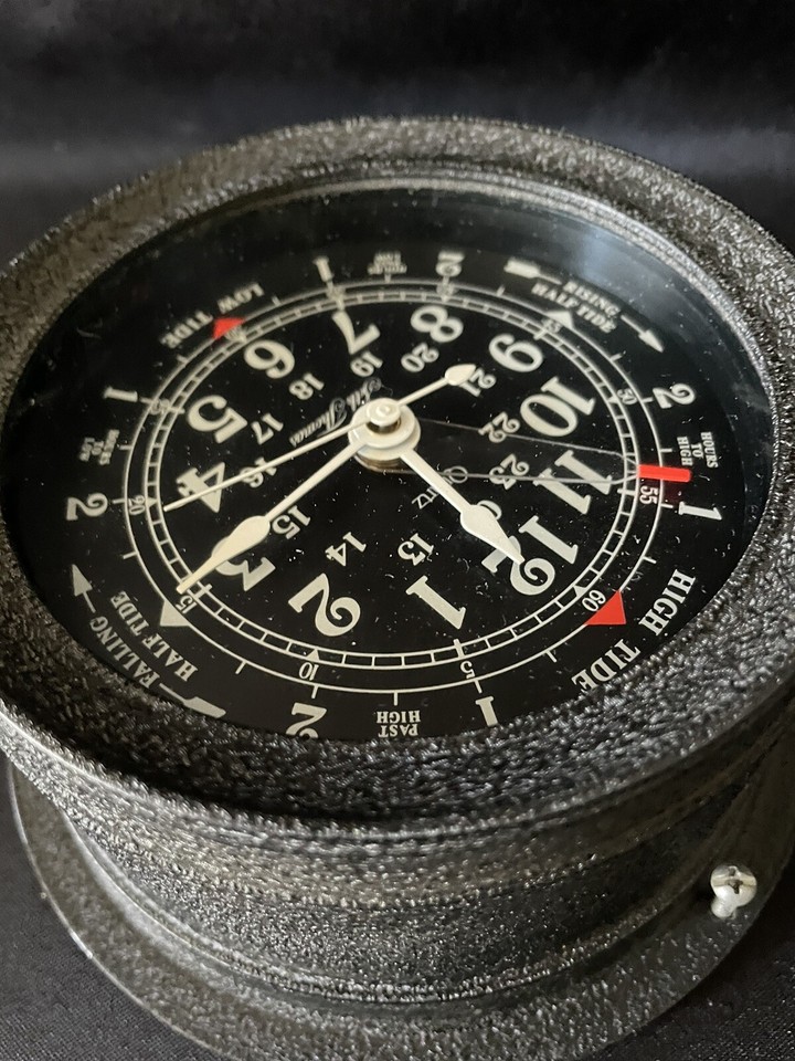 Vintage Seth Thomas Tide Wall Clock Nautical eBay