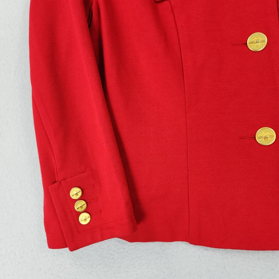 Chaqueta Cabi Mujer 6 Rojo Love Carol Colección Lazo Dorado Botón Blazer Manga 3/4 Foto 3 de 4