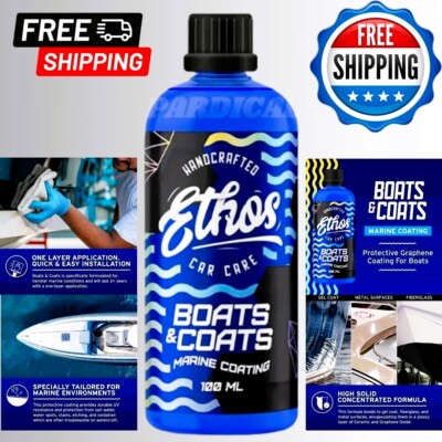 Ethos Boats & Coats, Ceramic Marine Coating Protective Graphene Coating, 100 ML