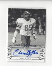 2016 Leaf Sports Heroes Elvin Bethea AUTOGRAPH Oilers