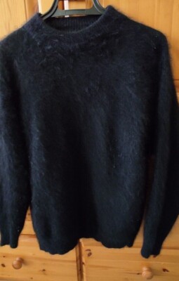 Angora Strickjacke Schwarz Angora Strickjacke Schwarz Angora