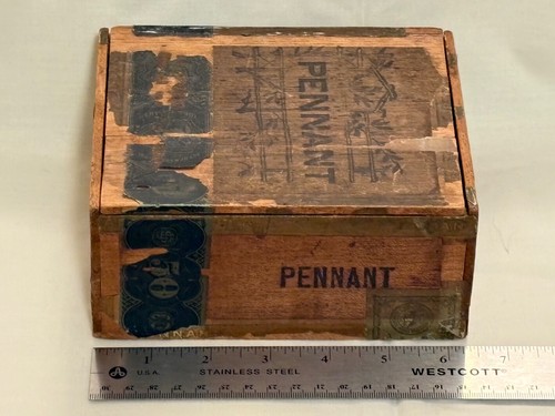 Antica scatola di sigari 1907 prende il pennant Joseph Whitcomb & Co Springfield Mass - Foto 14 di 24