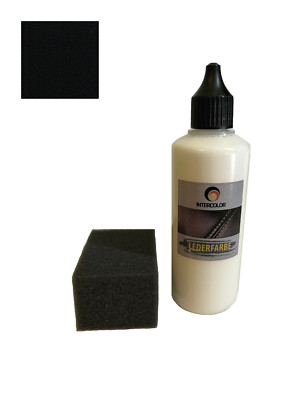 Auto BMW Montana ''schwarz'' Lederfarbe 100ml für Autositz, Lenkrad, Innenraum