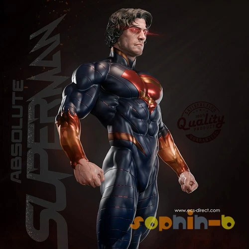 Absolute Super Man Resin 1:4 Scale Model Kit Unpainted 3d Print GK Statue Figure