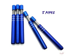 5X Self Cleaning One Hitter Metal Bat Tobacco Smoking Dugout Pipe US SELLER 