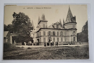 Old postcard / 62 / Lievin / Chateau de Rolencourt / small animation