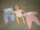 American Girl Bitty Baby Pleasant Company Plus Extra Clothes Lot Of