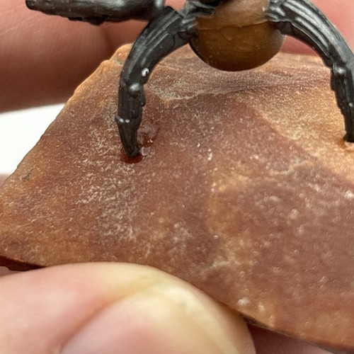 Custom Star Wars Micro Machines Droideka Droid On Red Rock - Picture 7 of 8