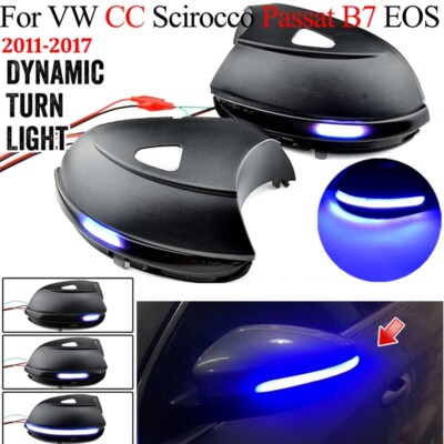 For CC Scirocco Passat B7 EOS 11-17 Mirror Indicato Dynamic Turn Signal Light