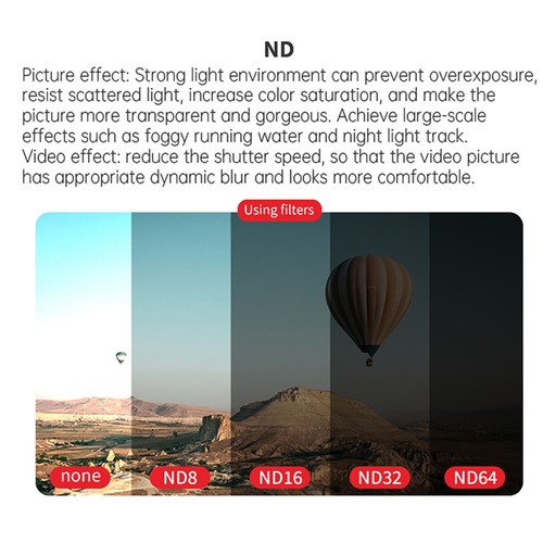Multi-Layer Coated Optical Glass ND8/ND16/ND32/ND64 Lens Filter For DJI Avata 2 - Picture 12 of 30