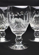 Waterford Goblets Set 3 Colleen 4" 3/4 in Multiuse Elegant Drinkware Stemmed