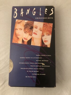 The Bangles - Greatest Hits VHS  CMV Enterprises Susanna Hoffs 80 s
