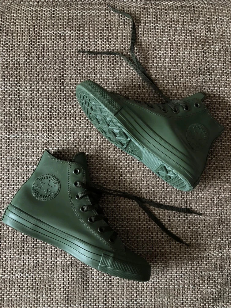 Converse all star hi best sale rubber