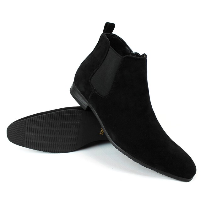 slip on dress boots for men