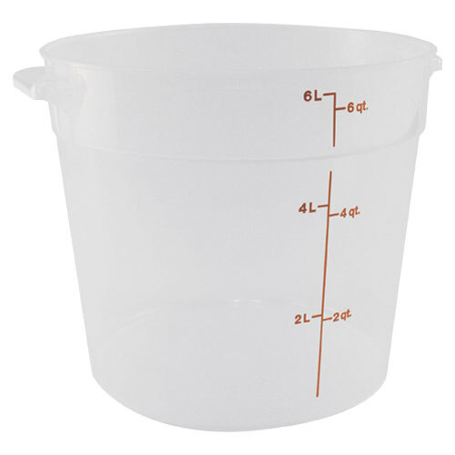 Cambro RFS6PP190 6 qt Food Storage Container - Picture 1 of 1