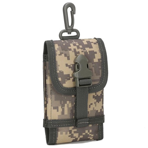 Soporte para teléfono táctico Molle utilitario resistente al agua bolsa para teléfono móvil de 6" - Imagen 5 de 12