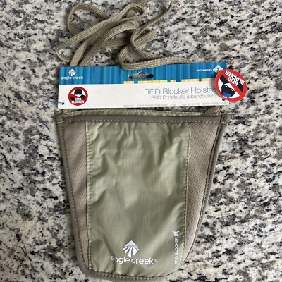 Eagle Creek RFID Blocker Holster Crossbody Shoulder Neck Wallet