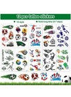 182 Pcs Soccer Party Favors Include Soccer Gift Bags Soccer Stickers Mini Soccer — photo 4