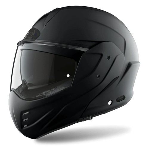 AIROH MATHISSE NERO OPACO CASCO MODULARE TOURING DOPPIA VISIERA DA XS A XXL  | eBay
