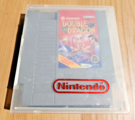 Double Dragon NES USA Version + Official Nintendo Hard Case Manual + Sheet