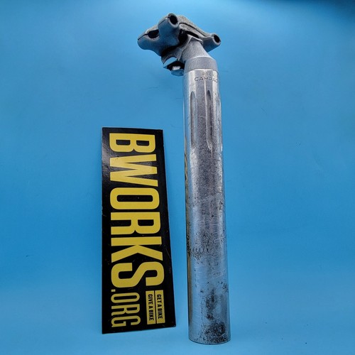 Vintage Campagnolo Fluted Seatpost 27.2 mm 220 mm Micro Adjust Eroica Post i4