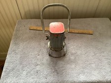 Vintage Justrite 2140 Railroad/Mining Lantern Made in USA Takes Square D