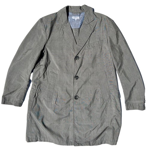 Engineered Garments leichter Herren Staubtuch grau kariert Mantel S - Bild 1 von 6