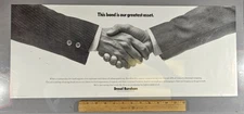 VINTAGE DREXEL BURNHAM POSTER This bond is our greatest asset; 26" x 10.5"
