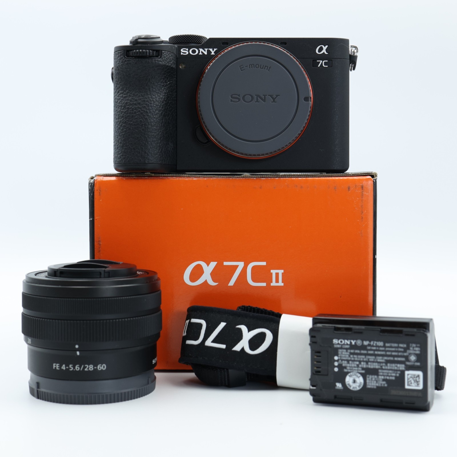 Sony A7C II Mirrorless Camera with 28-60mm Lens, Black - Open Box, New Condition