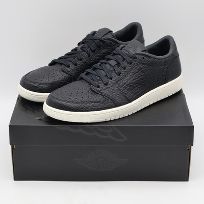 848775-005 Nike Air Jordan 1 Retro Low Swooshless Black (Men's) | eBay