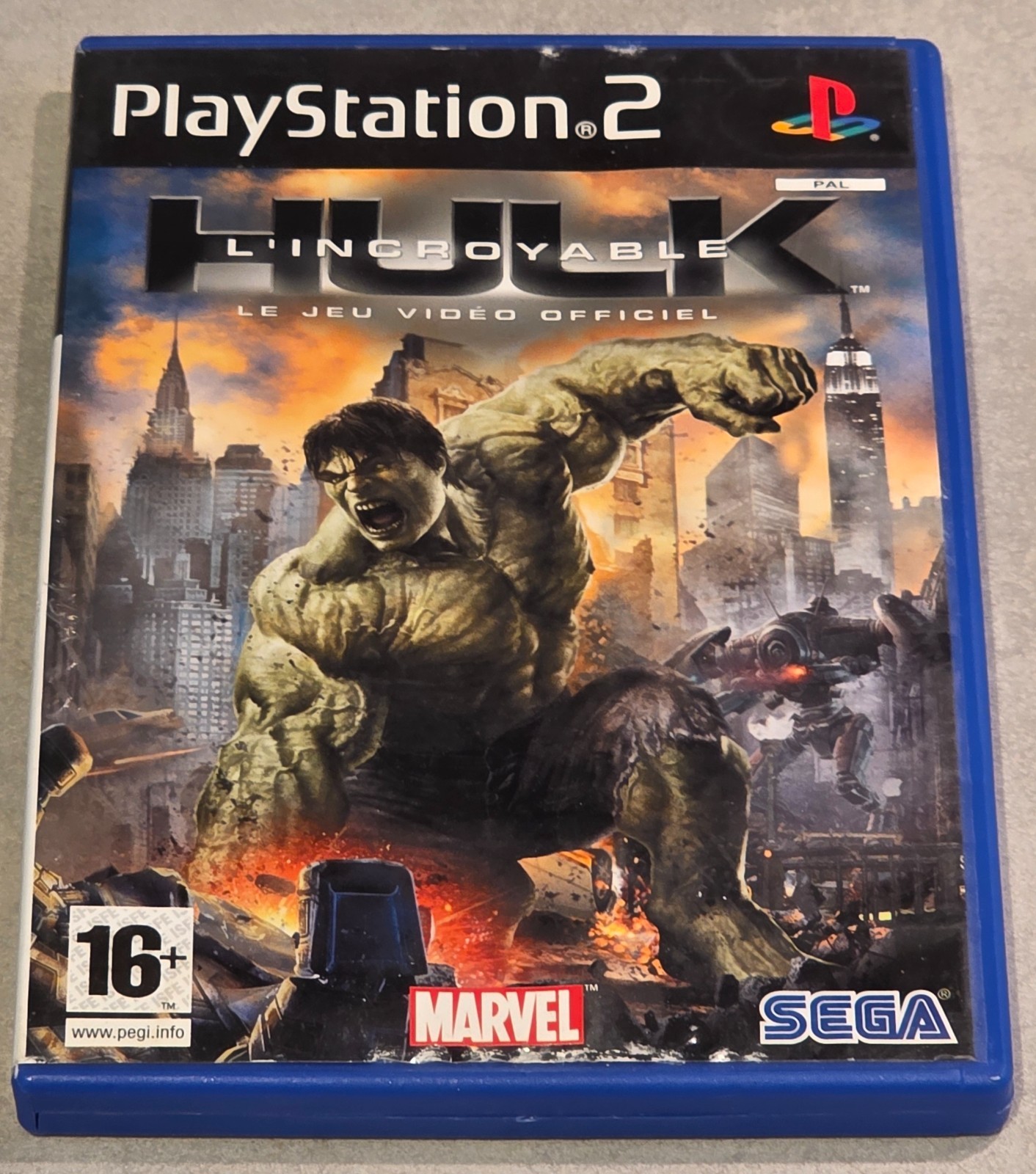 L'INCROYABLE HULK SONY PS2 PLAYSTATION 2 SN