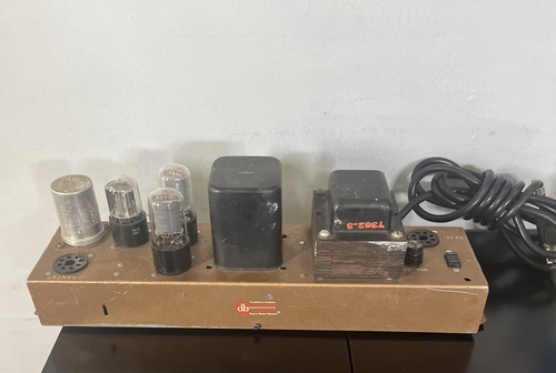 Vintage David Bogen Tube Power Amplifier Model D0110 6V6GT 6SL7GT - Picture 2 of 8