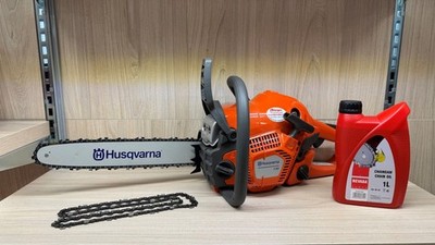 Husqvarna 130 Benzin-Motorsäge inkl. Ersatzkette und Kettenhaftöl