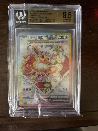 2025 Pokemon Promos Scarlet And Violet Black Star Eevee Ex 174
