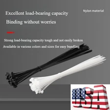 500-1000Pcs Cable Ties Heavy Duty 14" Nylon Wrap Wire Zip UV Resistant UL
