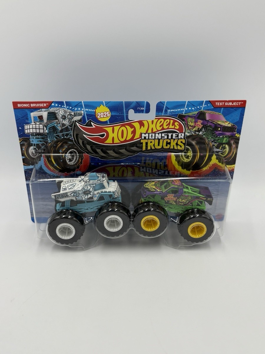 2025 Demolition Doubles Hot Wheels Monster Trucks Bionic Bruiser