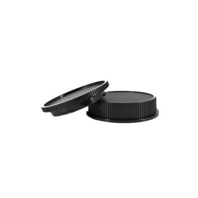 Black Camera Body Cap and Rear Lens Cover Cap for for T TL TL2 Mount Camer