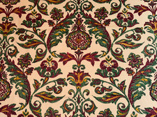 Tissu ancien ameublement Romanex Boussac   larg 130 cm x H 300 cm   D093