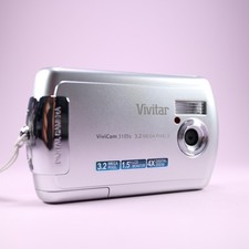 Vivitar Digital Camera Vivicam 3105s 3.2MP Silver Tested