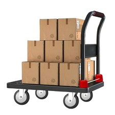 Heavy Duty Folding Platform Trolley Hand Truck Cart Sack Flat Bed Pulley 400KG