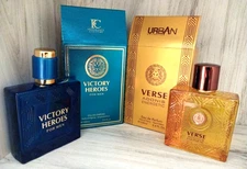 Verse  Adonis Energetic & Victory Heroes Men's Cologne 3.4 Fl. Oz. EDT Spray 2pk