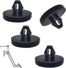 Car Brake Switch Stopper, Nylon Brake Light Switch Limit Stop 4 PCS Black