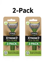 Schick Xtreme 3 Eco Glide Razors, 3 count (2-pack,  6 counts total)