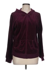 Active Women Red Zip Up Hoodie L
