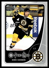 2010-11 O-Pee-Chee #172 Dennis Seidenberg Boston Bruins Hockey Card