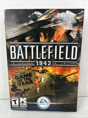 Battlefield 1942 Game Of The Year Edition 2003 Includes Manual + 2 Discs VGUC
