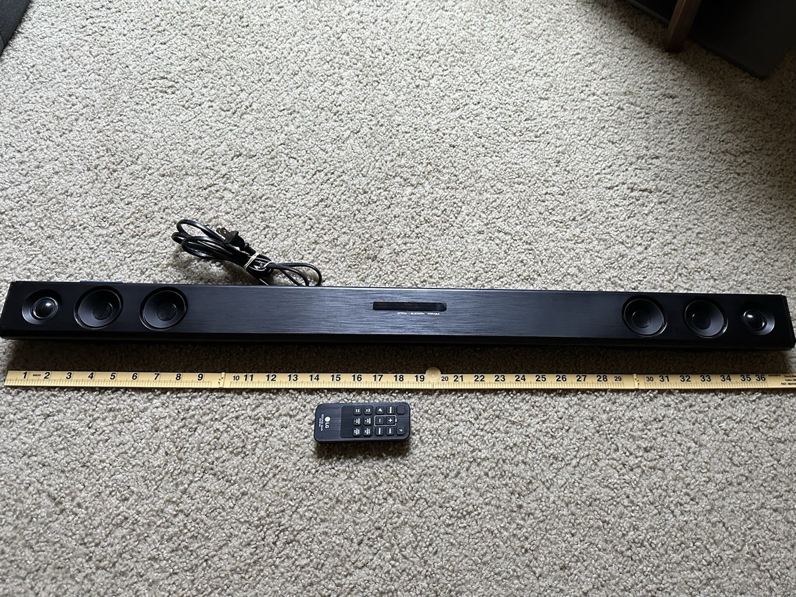 LG Electronics LAS454B Soundbar Black - With Remote - Blueto