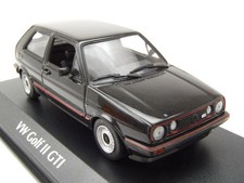 MAXICHAMPS 1/43 VOLKSWAGEN GOLF II GTI 1985 BLACK METALLIC 940054125